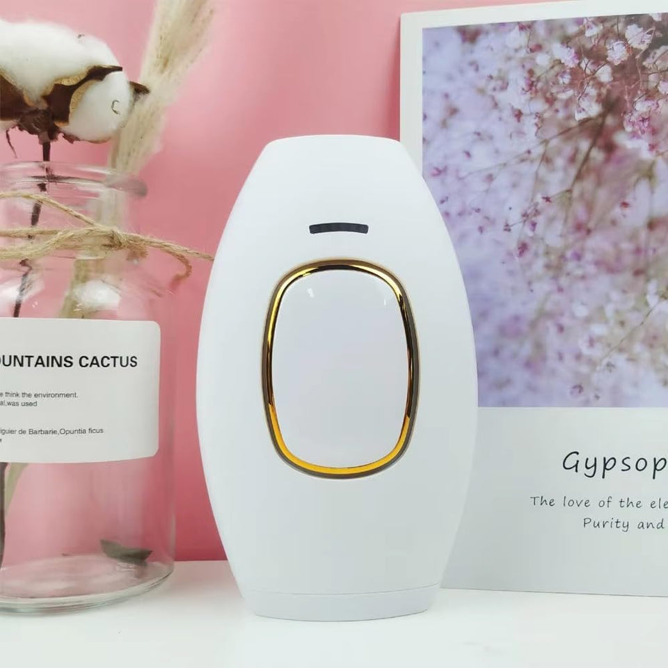 Laser Hair Removal Device – Permanent Hair Reduction for Women, Portable Home-Use Epilator with Adjustable Intensity, Painless & Safe Treatment for Face, Legs, Arms & Bikini Line – Salon Results