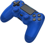 TIANHOO Wireless Controller for PS4, with Vibration Feedback, Motion Sensing, Touchpad, Light Bar, Share, Speaker, 3.5mm Headphone Jack (Blue)