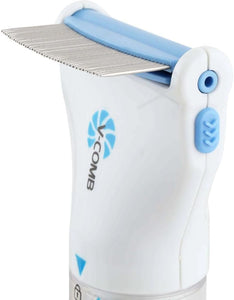 Iconic Dealz Electric Head Lice Comb, Stainless Steel Teeth, Adjustable Angles Lice Remover Comb, Removes Lice and Eggs
