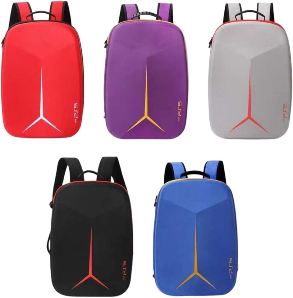 PS5 Backpack, 5 Colours Available, Sleek Y-Design, Padded Shoulder Straps Red