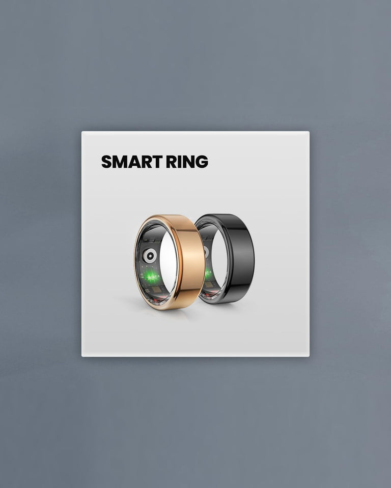 DEKELIFE Smart Ring for Men and Women, Smart Ring Sleep Monitoring/Heart Rate/SpO2, 100+ Sports Modes IP68 Waterproof Smartrings Activity Trackers Pedometer Android iOS