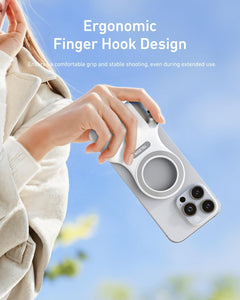 TELESIN Magnetic Phone Camera Grip + Magnetic Selfie Light Bundle
