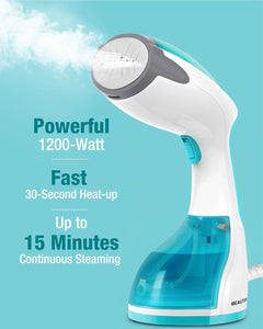 BEAUTURAL Handheld Garment Steamer with Removable Water Tank (1200W,260ml Tank)