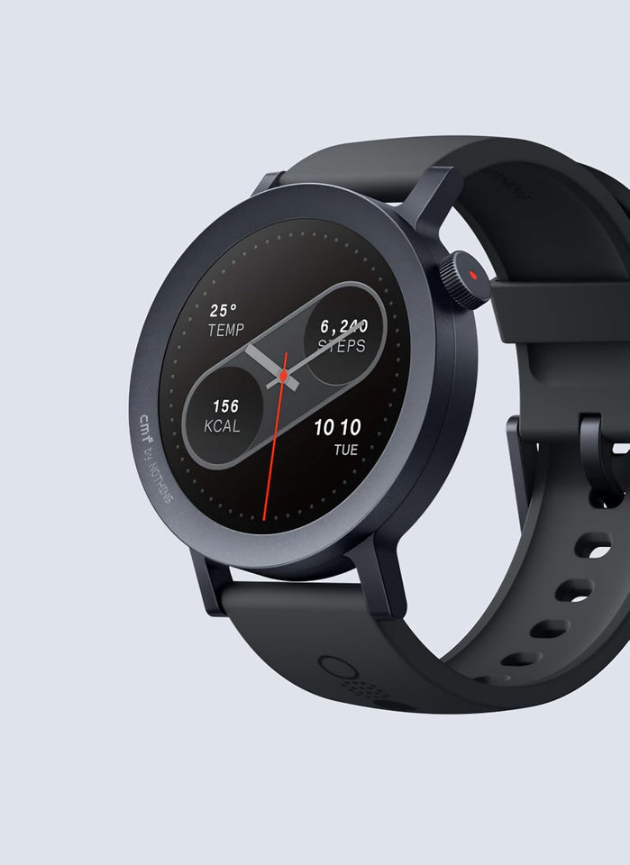 CMF BY NOTHING Watch Pro 2, 1.32" AMOLED, Auto-Brightness,Gesture Control, 3D Warmup Wuide, GPS Smartwatch (Dark Grey)