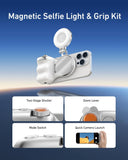 TELESIN Magnetic Phone Camera Grip + Magnetic Selfie Light Bundle