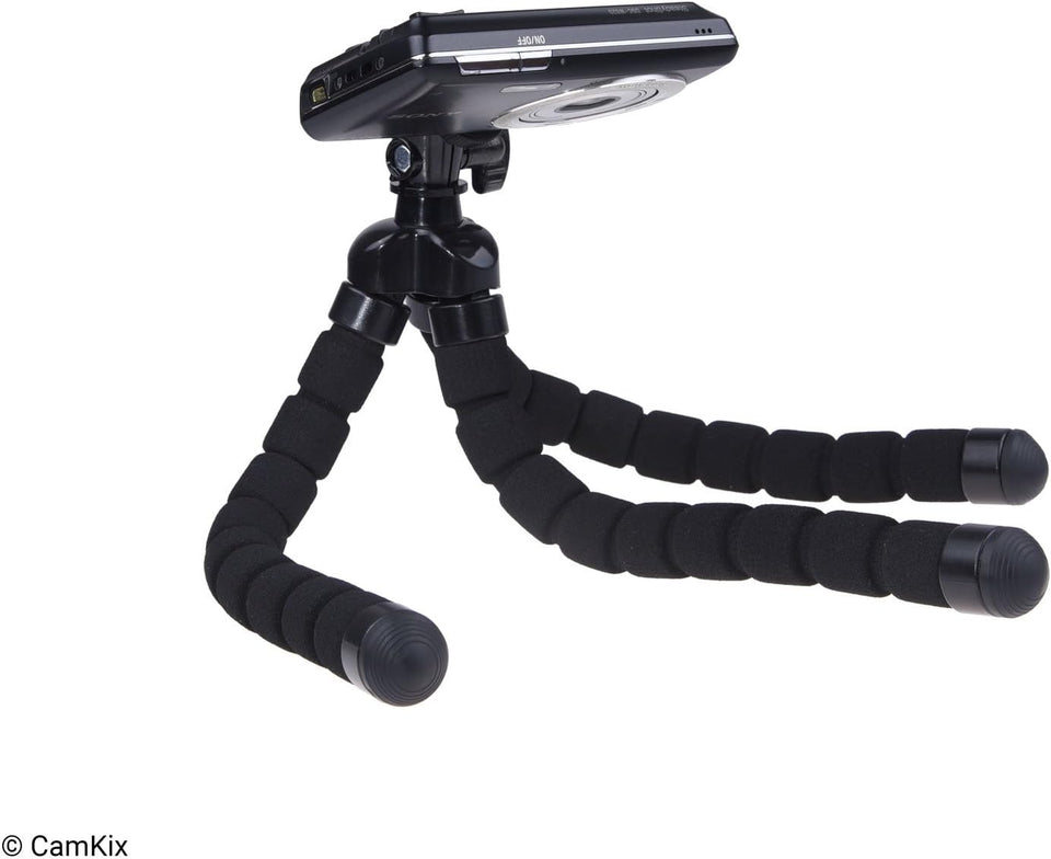 CamKix Flexible Cell Phone Tripod and Bluetooth Remote Control Camera Shutter - for iPhone, Samsung Galaxy and Many More - Octopus Style Mount - Universal Phone Holder - Solution for Smartphone Photog