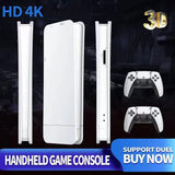 M15 Wireless Retro Game Console Stick, Nostalgia Gaming Stick, Plug & Play TV Video Gaming Stick with 128G SD &Built-in 30000+ Games, 4K HDMI Output,2.4G Wireless Controllers
