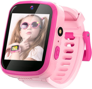 Yehtta Smart Watch for Kids 3-8 - HD Dual Camera, Touch Screen, USB Charging - All-in-One Educational Toy - Pink Birthday Gift for Girls