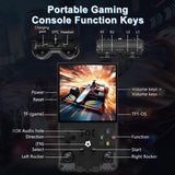 R36MAX Upgraded Retro Gaming Console,4.0 inch IPS Screen,Linux System with Professional RK3326 Gaming Chip, Retro Handheld Game Console Built-in 18000+ Games,4000mAh Large Battery (Elegant black)