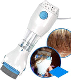 Iconic Dealz Electric Head Lice Comb, Stainless Steel Teeth, Adjustable Angles Lice Remover Comb, Removes Lice and Eggs