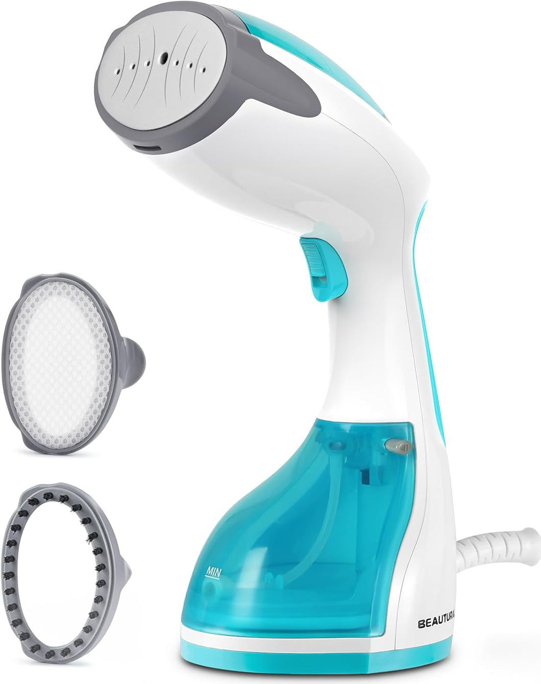 BEAUTURAL Handheld Garment Steamer with Removable Water Tank (1200W,260ml Tank)