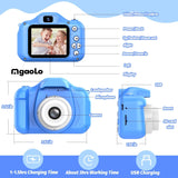 Mgaolo Kids Camera Toys for 3-12 Years Old Boys Girls Children,Portable Child Digital Video Camera with Silicone Cover, Christmas Birthday Gifts for Toddler Age 3 4 5 6 7 8 9 (Blue)