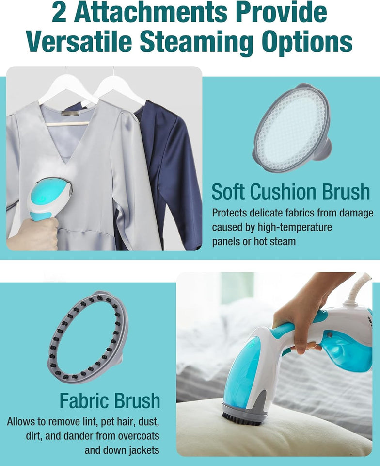 BEAUTURAL Handheld Garment Steamer with Removable Water Tank (1200W,260ml Tank)