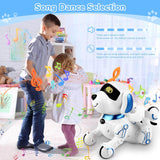 Britik Robot Dog Toys for Kids 8 9 10 11 12, Remote Control Dogs, Robot Dog for Kids 8-12, Pet Robotic, Electric Dog Toy, Robotic Dogs, Toys for 5 6 7 8 9 10 11 12 Years Old Boys Girls, Blue, Y878