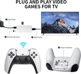 2025 New Retro Gaming Stick – Plug & Play Retro Gaming Console with 21500+ Classic Video Games, 4K HDMI Game Stick, Upgraded Wireless Controllers, Video Game Console for TV (Standard Edition)