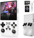 xiskt Portable Handheld Video Games with 64 GB Internal Memory and 18,000+ Classic Games, Portable Video Game Console with Linux System, 4.0 Inch IPS Screen, 4000 mAh Battery