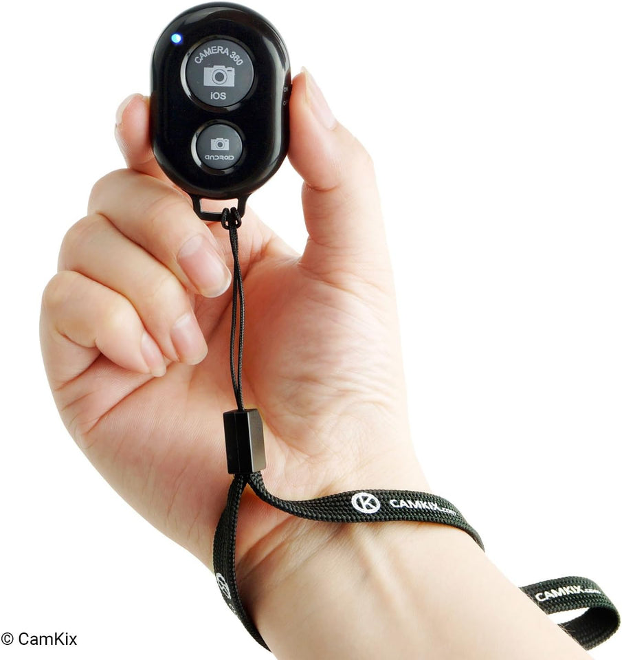 CamKix Flexible Cell Phone Tripod and Bluetooth Remote Control Camera Shutter - for iPhone, Samsung Galaxy and Many More - Octopus Style Mount - Universal Phone Holder - Solution for Smartphone Photog