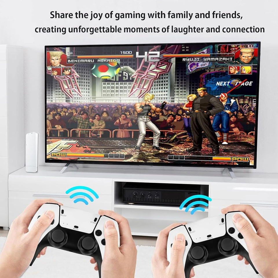 2025 New Retro Gaming Stick – Plug & Play Retro Gaming Console with 21500+ Classic Video Games, 4K HDMI Game Stick, Upgraded Wireless Controllers, Video Game Console for TV (Standard Edition)