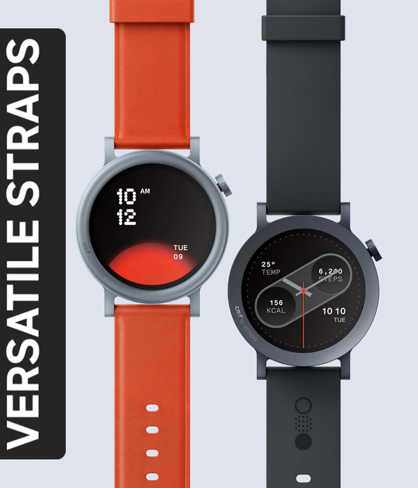 CMF BY NOTHING Watch Pro 2, 1.32" AMOLED, Auto-Brightness,Gesture Control, 3D Warmup Wuide, GPS Smartwatch (Dark Grey)
