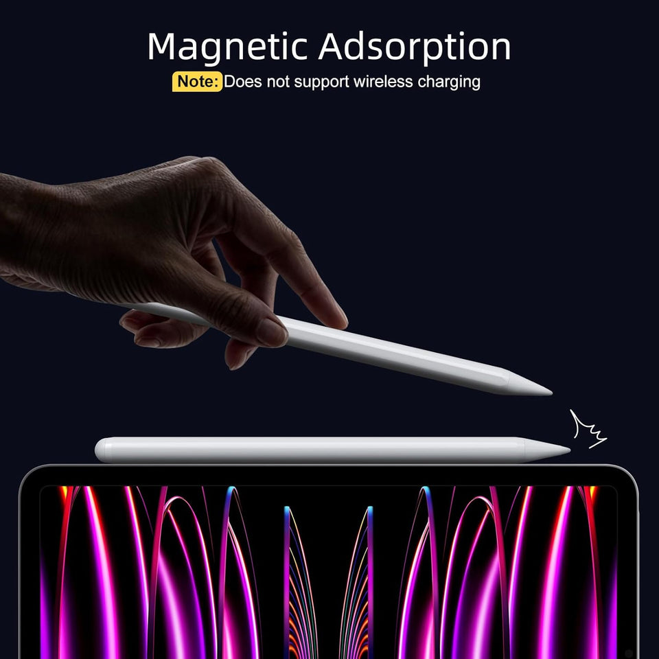 JAMJAKE Stylus Pen for iPad 9th&10th Generation - Tilt Function & 2X Faster Charge Stylus Pencil Compatible with 2018-2022 iPad 10/9/8/7/6th Gen, iPad Air 3/4/5, iPad Mini 5/6, iPad Pro 11"/12.9"