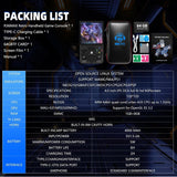 R36MAX Upgraded Retro Gaming Console,4.0 inch IPS Screen,Linux System with Professional RK3326 Gaming Chip, Retro Handheld Game Console Built-in 18000+ Games,4000mAh Large Battery (Elegant black)