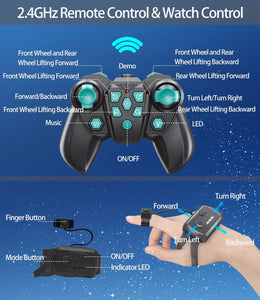 Robot Dog Toy Remote Control Car for Kids 8 Wheels Hand Controlled RC Stunt Car Toys for Boys Age 6 7 8 9 10 11 12 13 Year