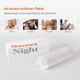 Sweetnight Pillows Memory Foam Pillow - Anti Snore Contour Cervical Cooling Bed Pillows for Night Sweats with Washable Pillow case 60 X 40cm, White