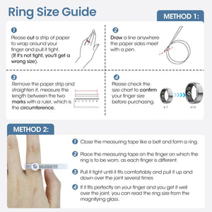 DEKELIFE Smart Ring for Men and Women, Smart Ring Sleep Monitoring/Heart Rate/SpO2, 100+ Sports Modes IP68 Waterproof Smartrings Activity Trackers Pedometer Android iOS