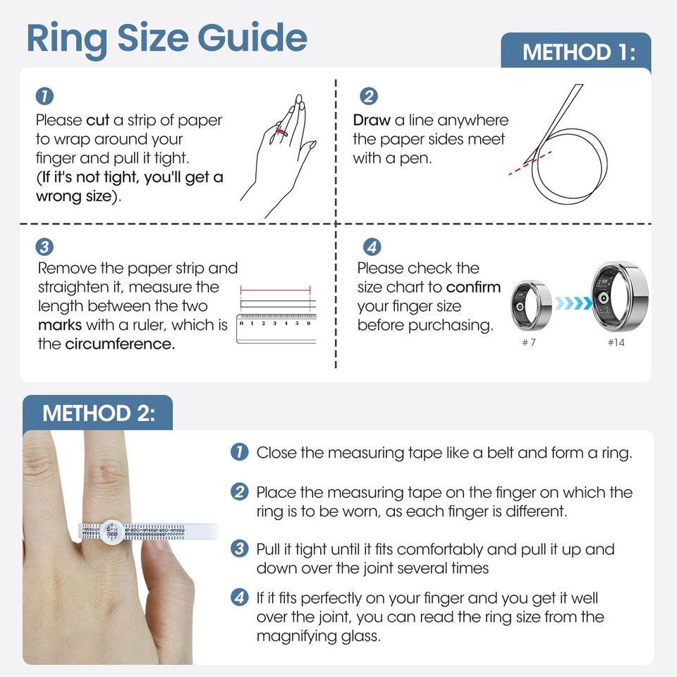 DEKELIFE Smart Ring for Men and Women, Smart Ring Sleep Monitoring/Heart Rate/SpO2, 100+ Sports Modes IP68 Waterproof Smartrings Activity Trackers Pedometer Android iOS