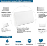 viewstar Pillow, Memory Foam Pillow, Orthopedic Pillow for Neck Pain Cervical Contour Memory Foam Pillow, Specialty Medical Pillows for Neck Pain, Contour Pillow (Reguler) (Rectangular)