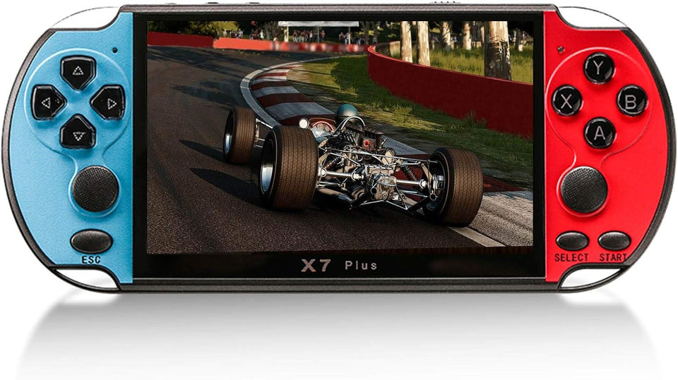 lilistore 5.1inch X7 Plus Video Game Console Handheld Game Players Double Rocker 8GB Memory Built in 1000 Games MP5 Game Controller