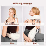 Cordless Neck & Shoulder Massager with Heat - 6D Deep Kneading for Neck, Shoulder, Back, Waist & Leg Use - Near Silent - Gifts for Women & Men