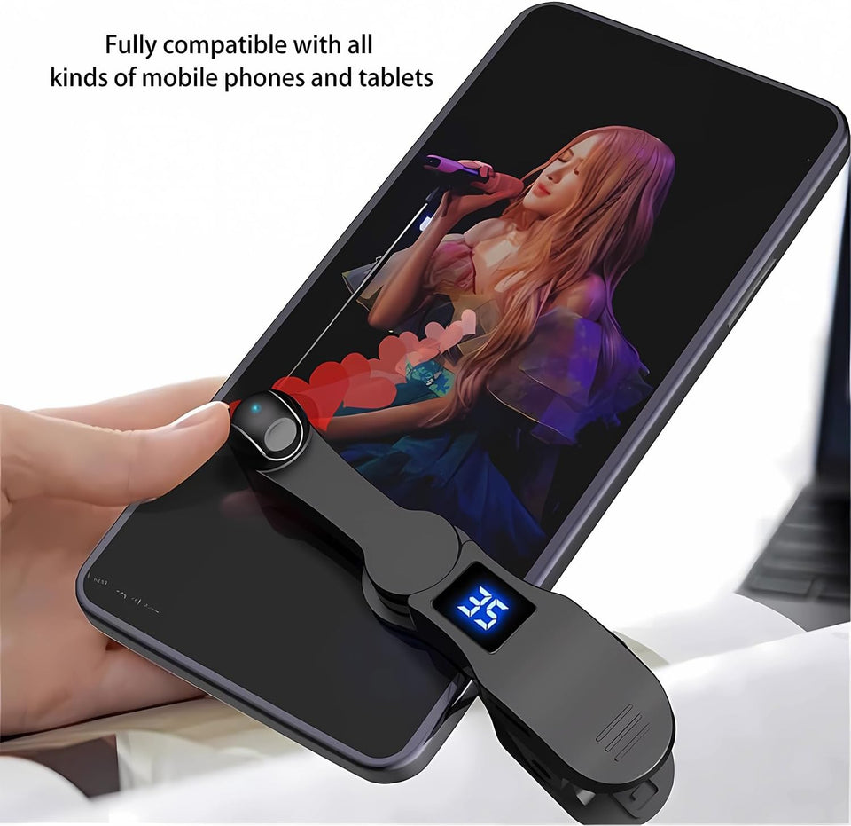Auto Clicker for Smart Phone, Phone Screen Tapper for Phone Apps Video Live Streaming Gadget Fast Click Simulation Finger Continuous Click for Live Broadcasts Likes, Games, Shopping, Reward Tasks