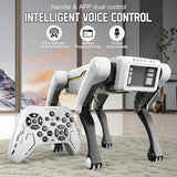 Petma Smart Robot Dog, AI Dog Programmable STEM Toy with Dance, Kungfu & Voice Control, 25+ Interactive Actions, App/Remote Control, Rechargeable Gift for Kids Ages 6+ (iOS & Android)