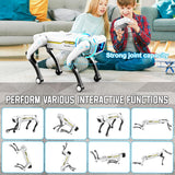 Petma Smart Robot Dog, AI Dog Programmable STEM Toy with Dance, Kungfu & Voice Control, 25+ Interactive Actions, App/Remote Control, Rechargeable Gift for Kids Ages 6+ (iOS & Android)