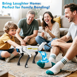 Dingdongwu Smart Robot Dog - Interactive STEM Pet with Voice Control, 30+ Actions & APP Programming, Durable Design for Kids Age 6+ (Compatible with iOS/Android)