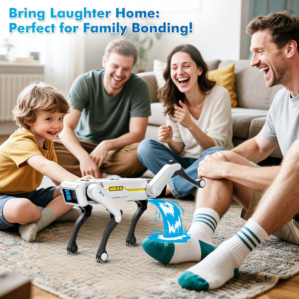 Dingdongwu Smart Robot Dog - Interactive STEM Pet with Voice Control, 30+ Actions & APP Programming, Durable Design for Kids Age 6+ (Compatible with iOS/Android)