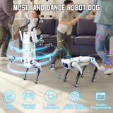 Petma Smart Robot Dog, AI Dog Programmable STEM Toy with Dance, Kungfu & Voice Control, 25+ Interactive Actions, App/Remote Control, Rechargeable Gift for Kids Ages 6+ (iOS & Android)